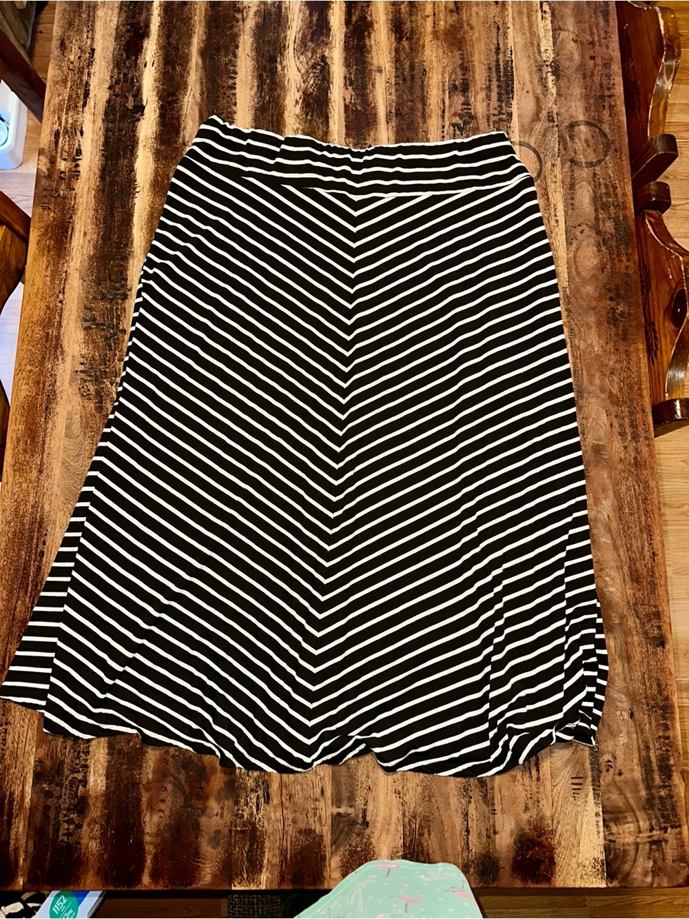 Allison Brittany fold over maxi skirt